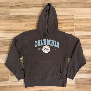 JanSport Columbia University Hoodie Mens Medium Gray Pullover Sweatshirt 1754